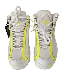 Fila Grant Hill 2 5BM01377-141 Womens White Leather Athletic Basketball Shoes S7